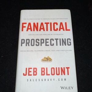 Fanatical Prospecting by Jeb Blount (Hardcover, Like New) | Ultimate Sales Guide